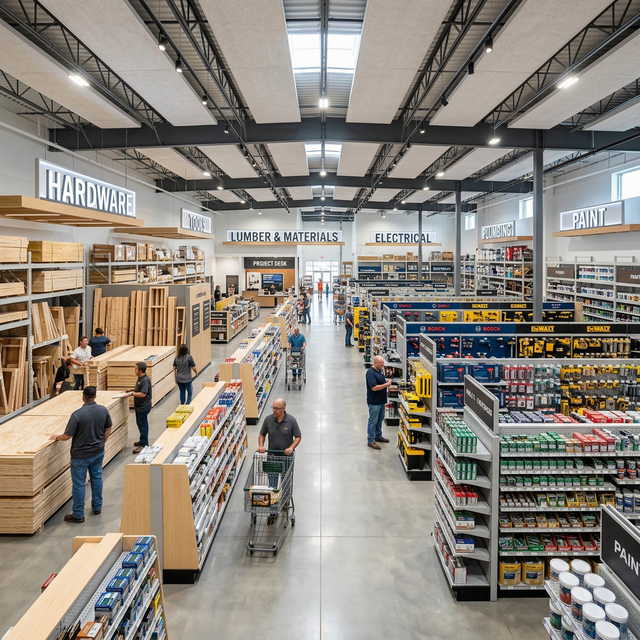 Geniş ve modern mağaza içi